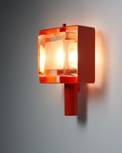 BAG Turgi Wall Lamp with Solid Glass Diffuser, Switzerland