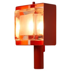 BAG Turgi Wall Lamp with Solid Glass Diffuser, Switzerland