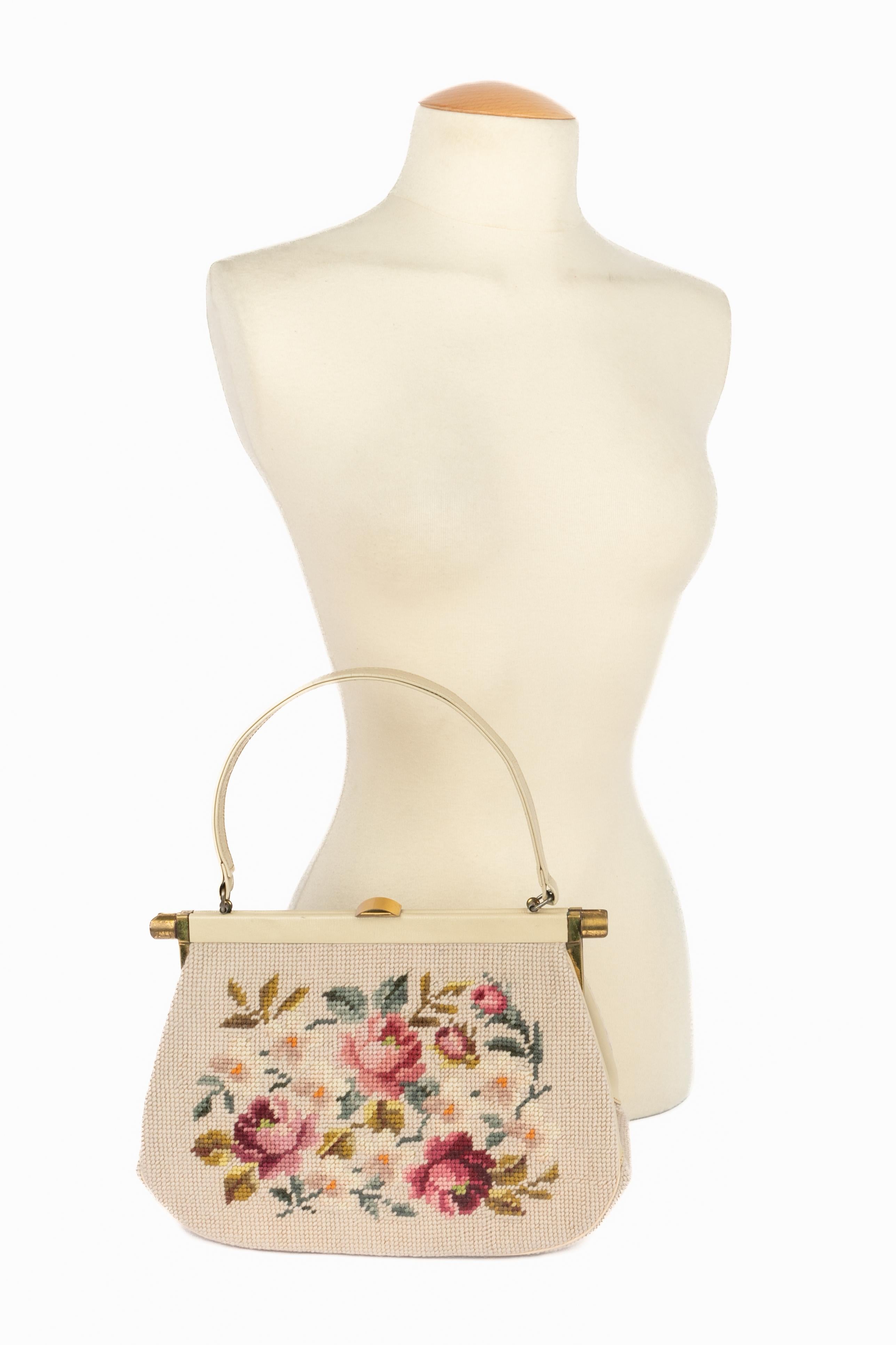 Borsa con arazzo 1960 in vendita 7