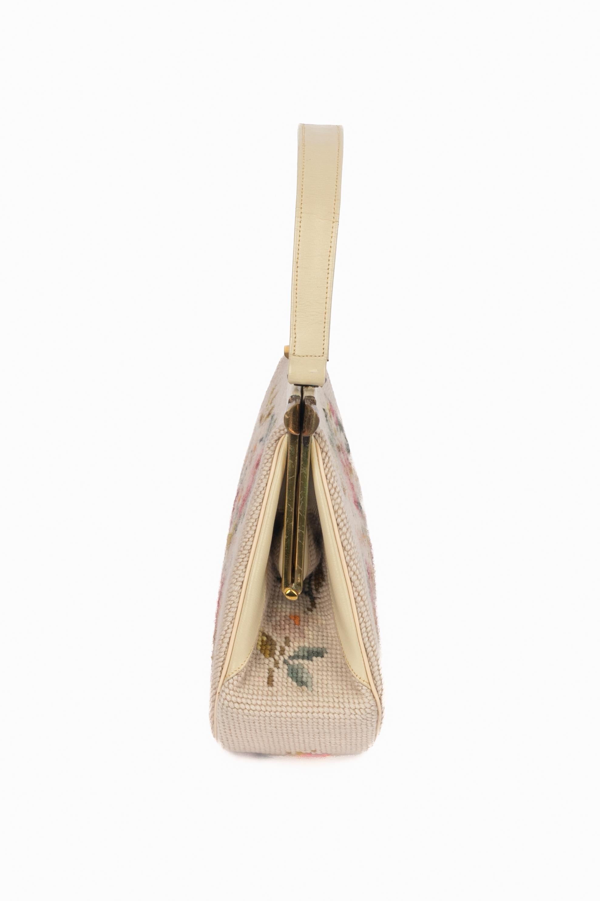 Borsa con arazzo 1960 in vendita 1