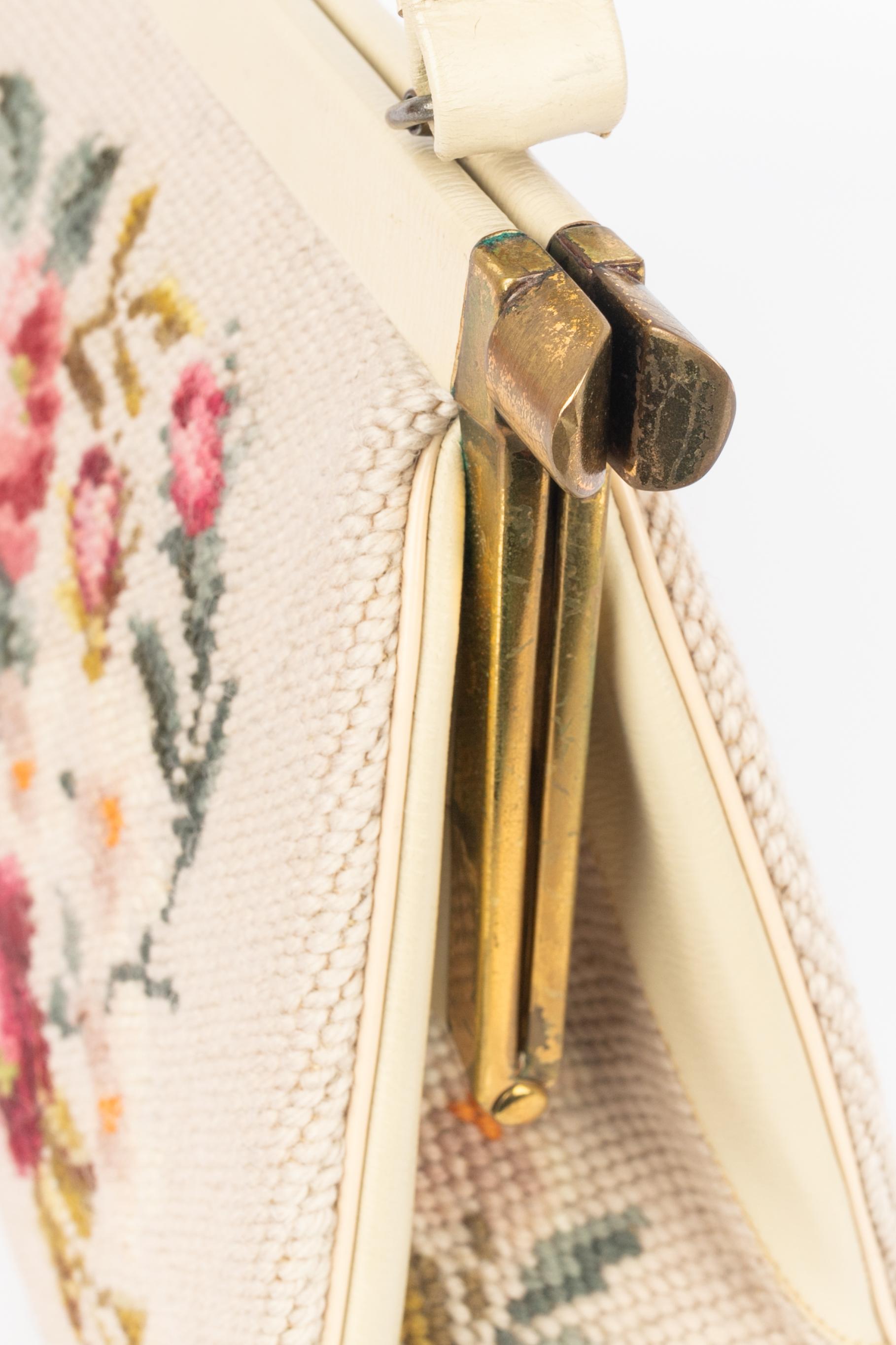 Borsa con arazzo 1960 in vendita 2