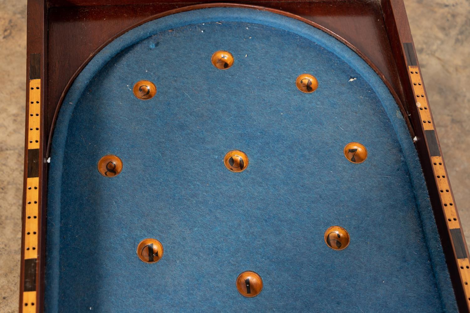 English Bagatelle Game Board/Coffee Table For Sale