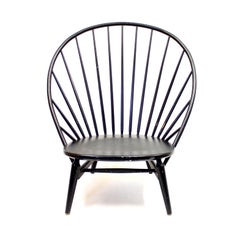 Sedia da salotto in legno Bågen di Engström & Myrstrand per Nässjö Stolfabrik, anni '50