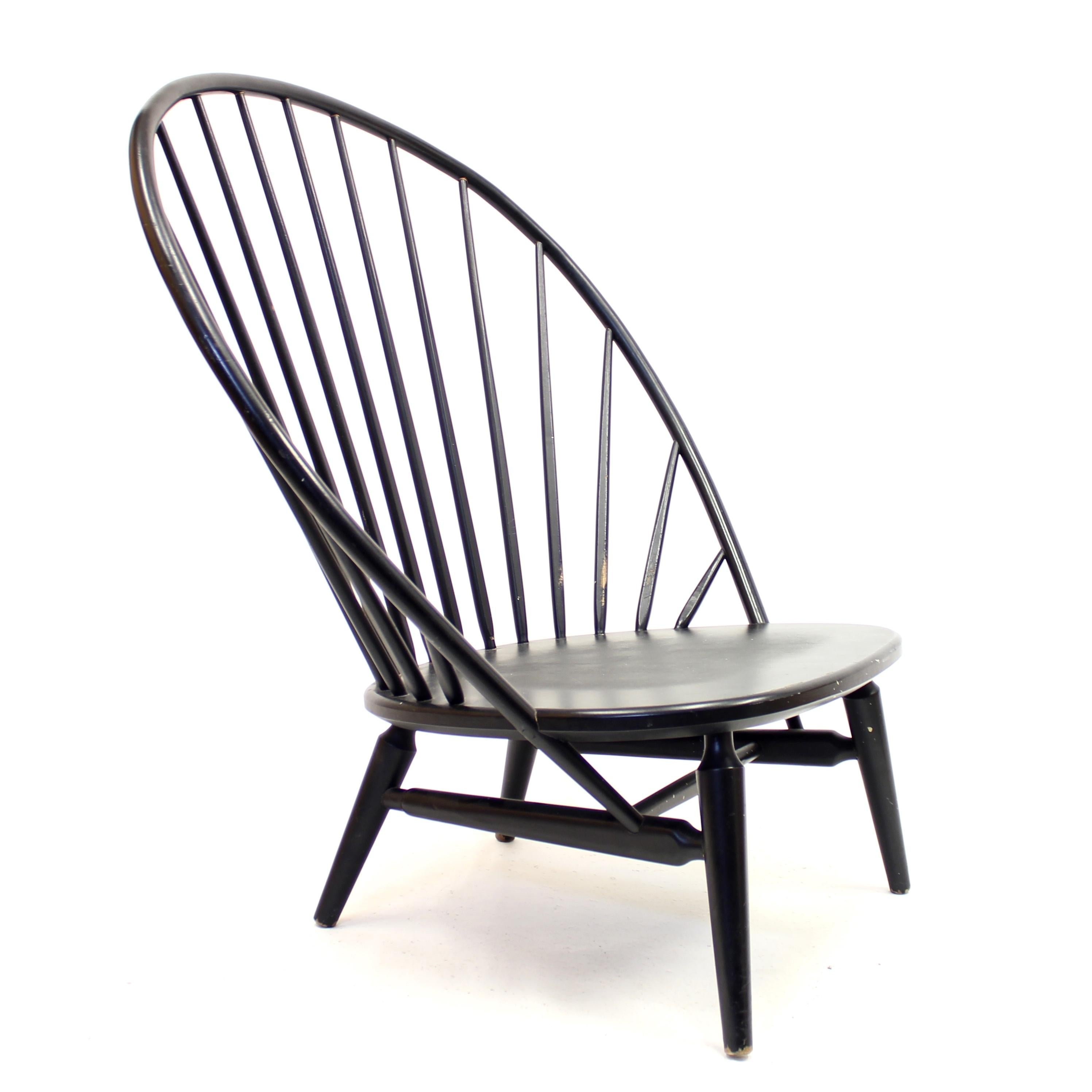 Swedish Bågen Wooden Lounge Chair by Engström & Myrstrand for Nässjö Stolfabrik, 1950s For Sale