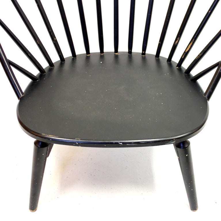 Bågen Wooden Lounge Chair by Engström & Myrstrand for Nässjö Stolfabrik, 1950s For Sale 2