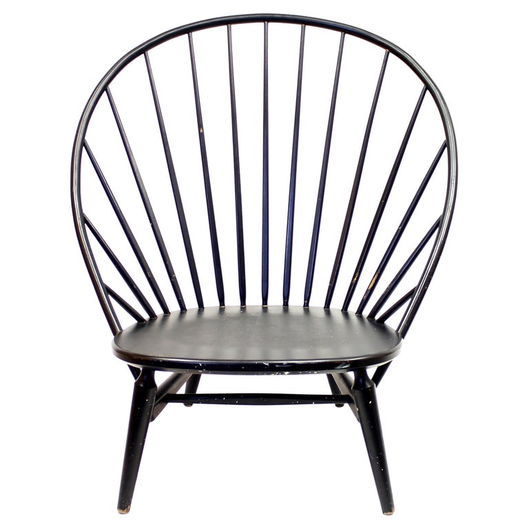 Bågen Wooden Lounge Chair by Engström & Myrstrand for Nässjö Stolfabrik, 1950s For Sale