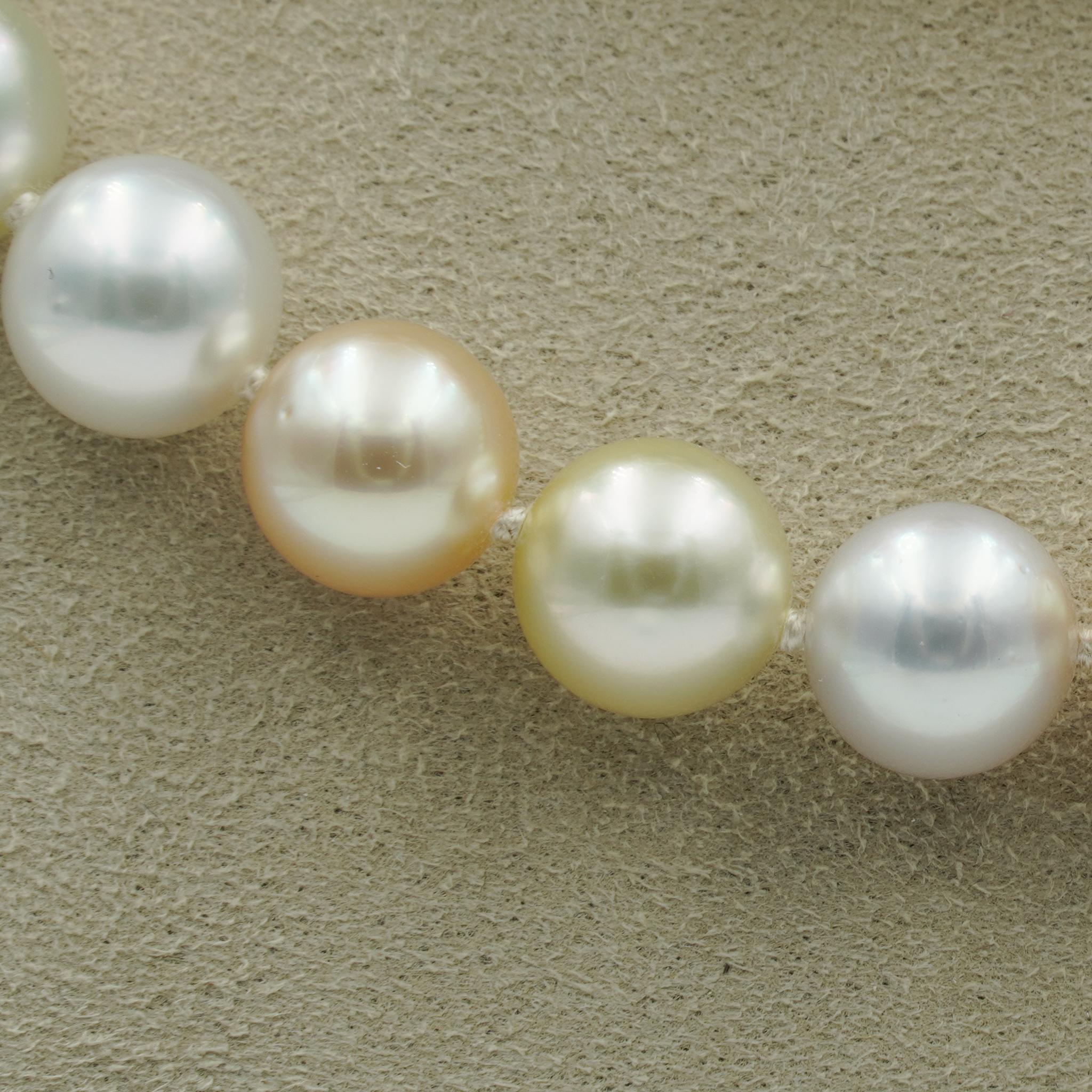 multicolor pearl necklace