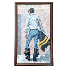 Bagley Framed Male Figure Painting