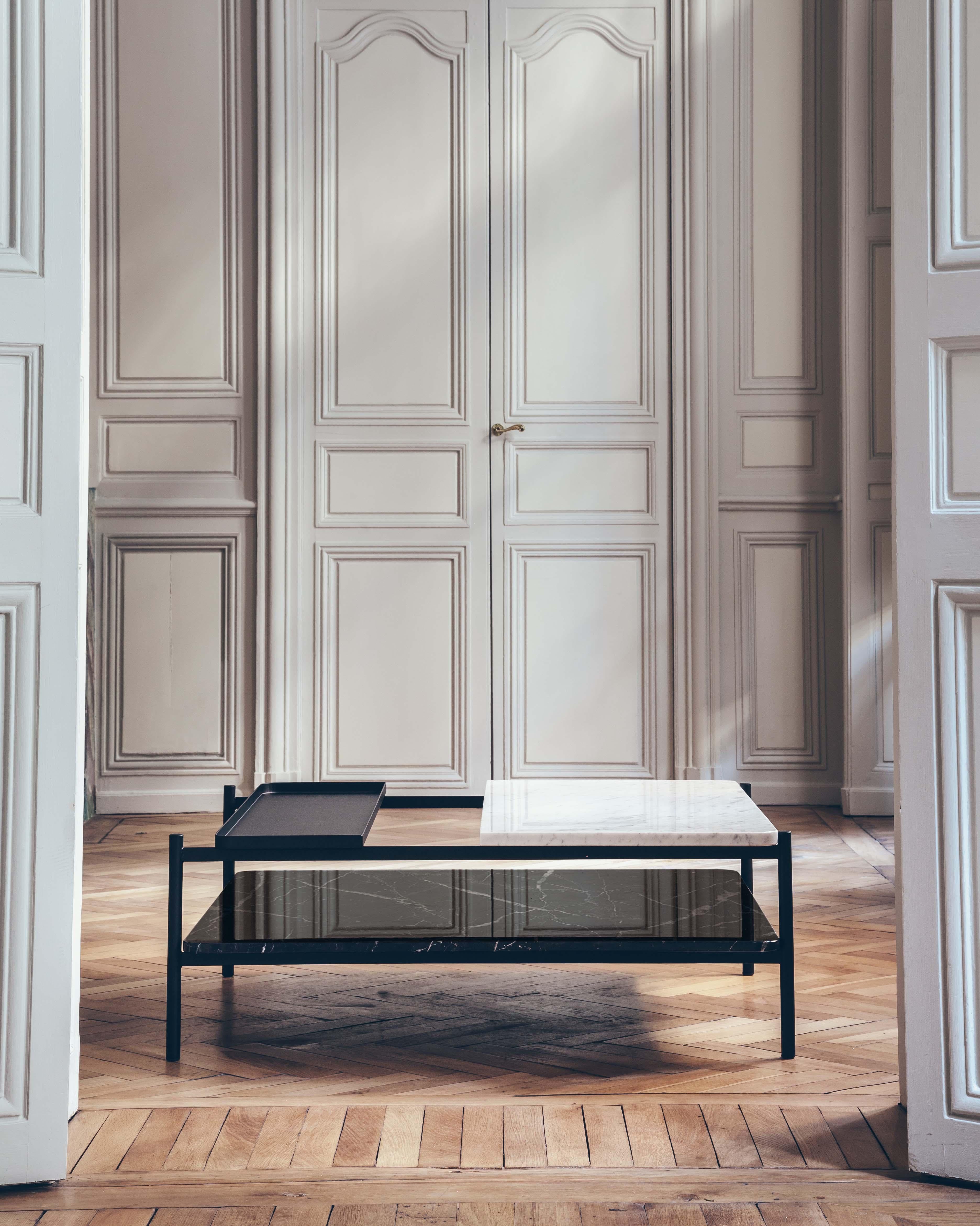 Bagnères, short for Bagnères-de-Bigorre, is located at the foot of the Pyrenees. The name of these tables was carefully chosen for the designer who has personal ties to the area.
The form and concept of the Bagnères coffee and console tables