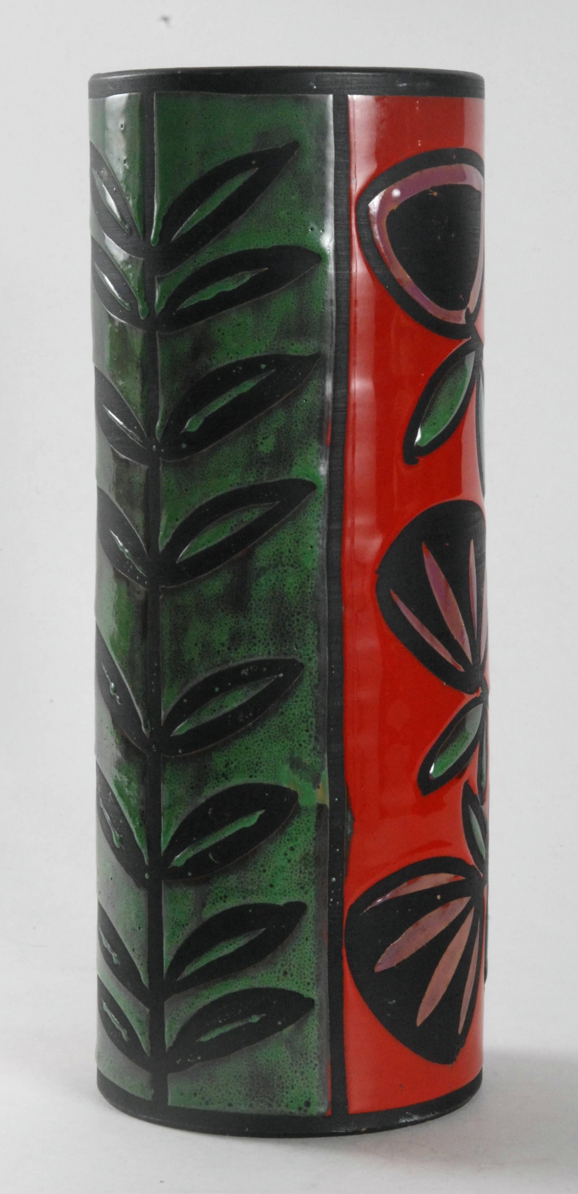 Bagni Ceramiche Tulip Vase by Alvino Bagni, Italy, circa 1970 In Excellent Condition In Pymble, NSW