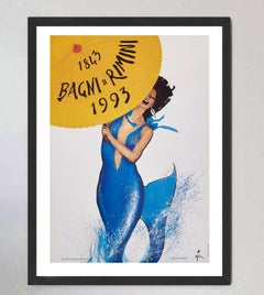 Affiche originale « Bagni di Rimini » de René Gruau, 1993