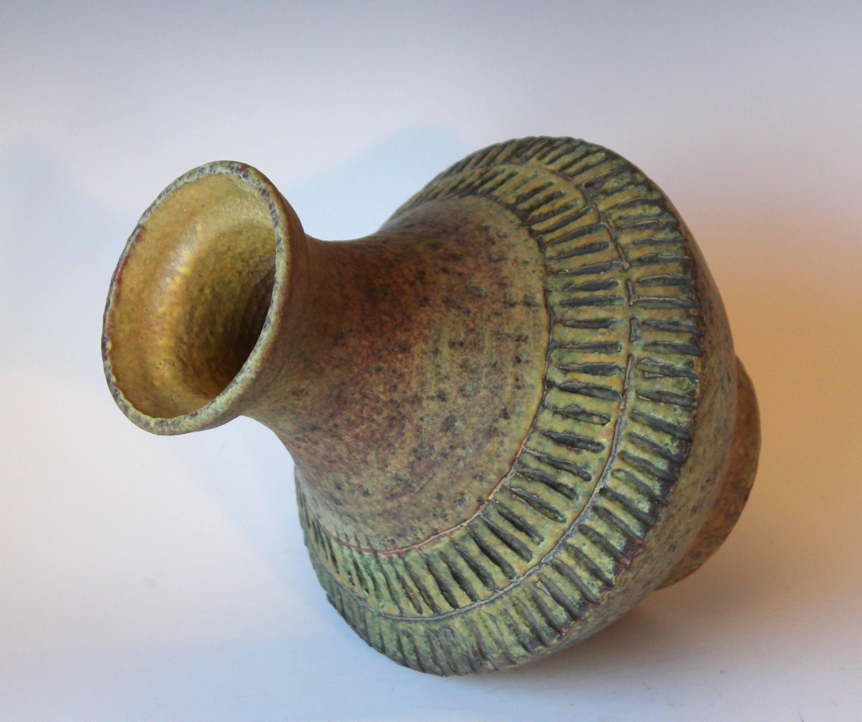 vintage italian pottery vase