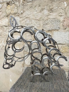 Sculpture "Tribute to the Horse" 90x80x20cm