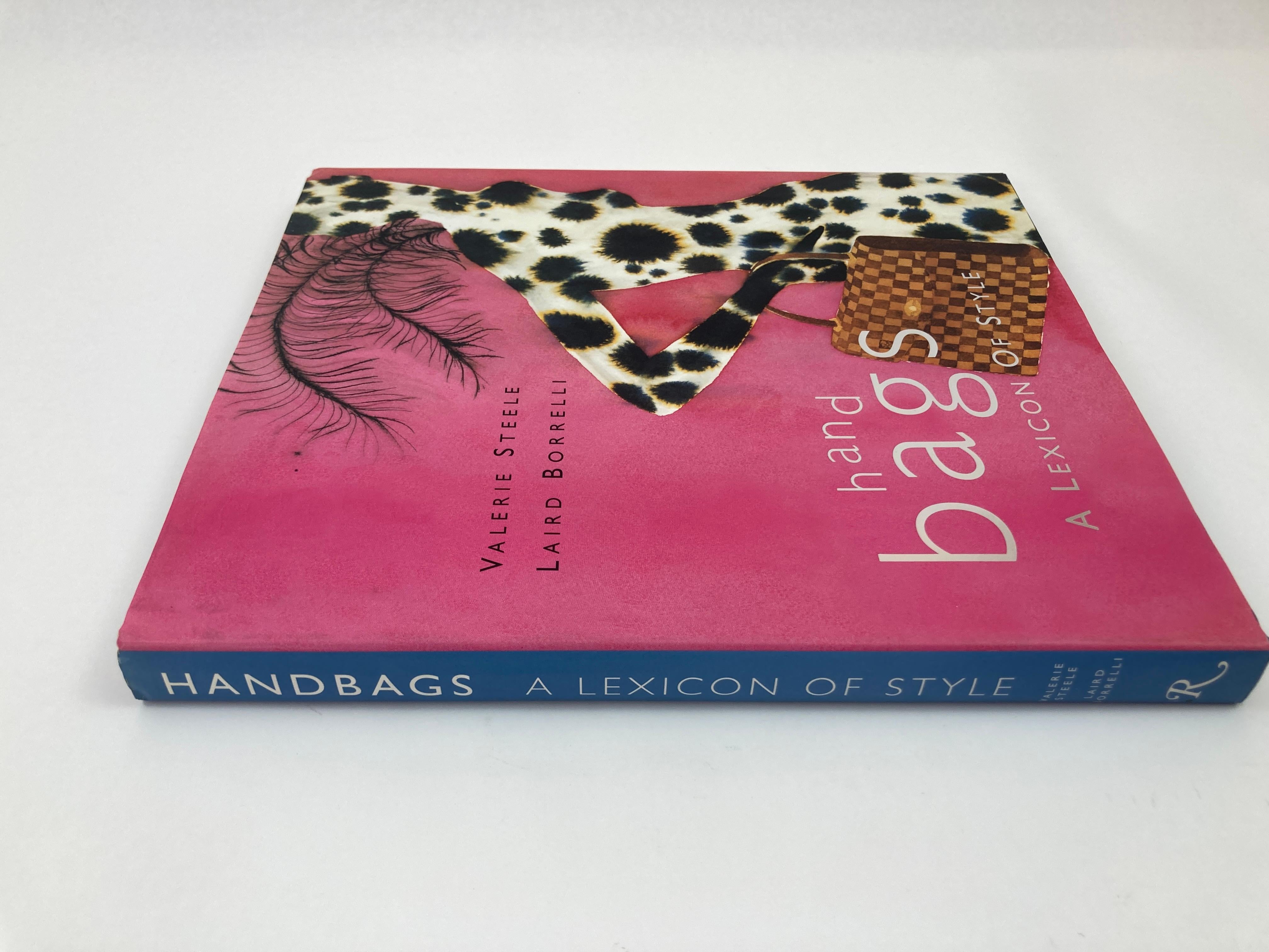 Pink Bags : A Lexicon of Style Valerie Steele, Laird Borrelli Hardcover Book 1st Ed. For Sale