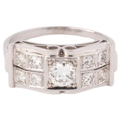 Bague Art déco en diamants