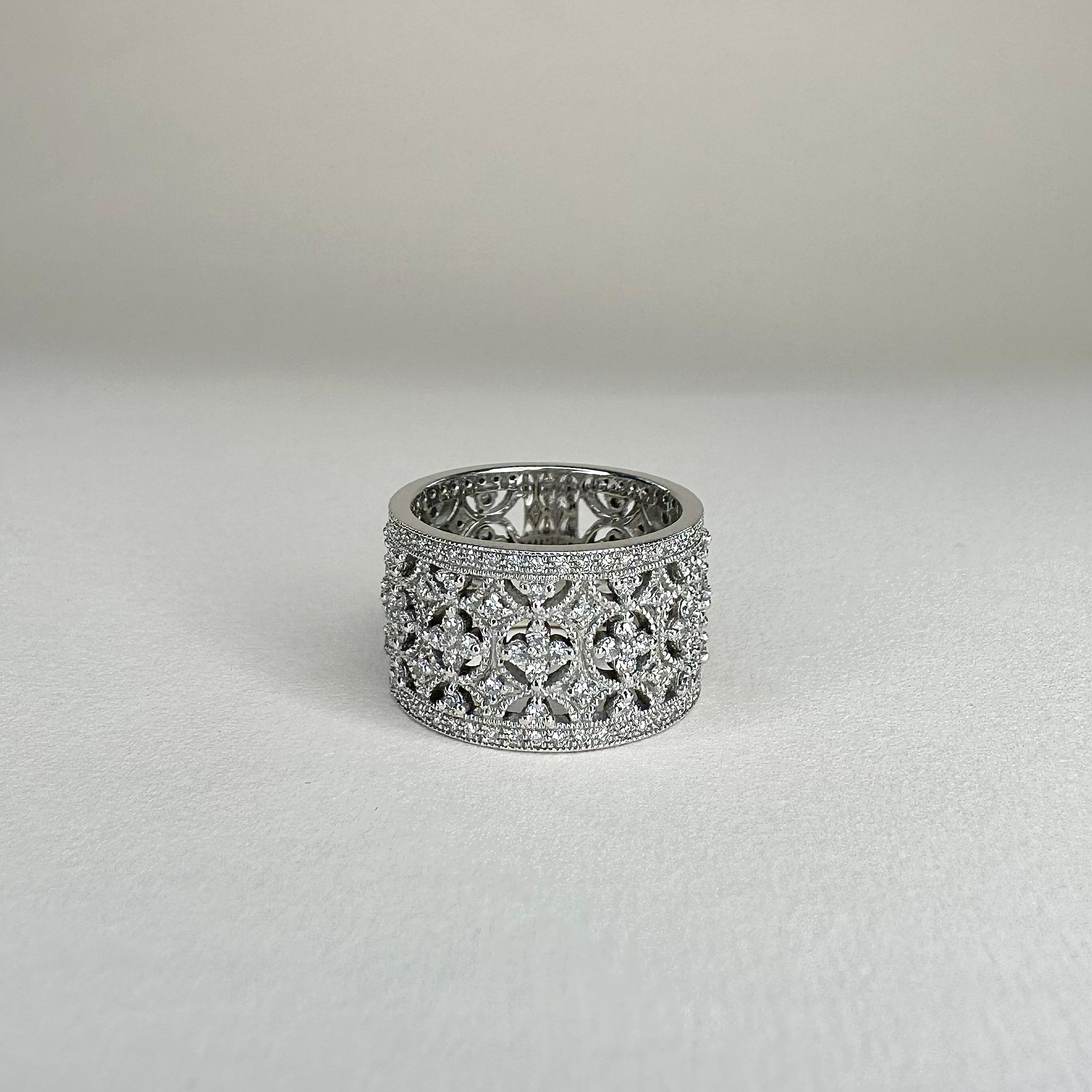 bague or blanc diamant