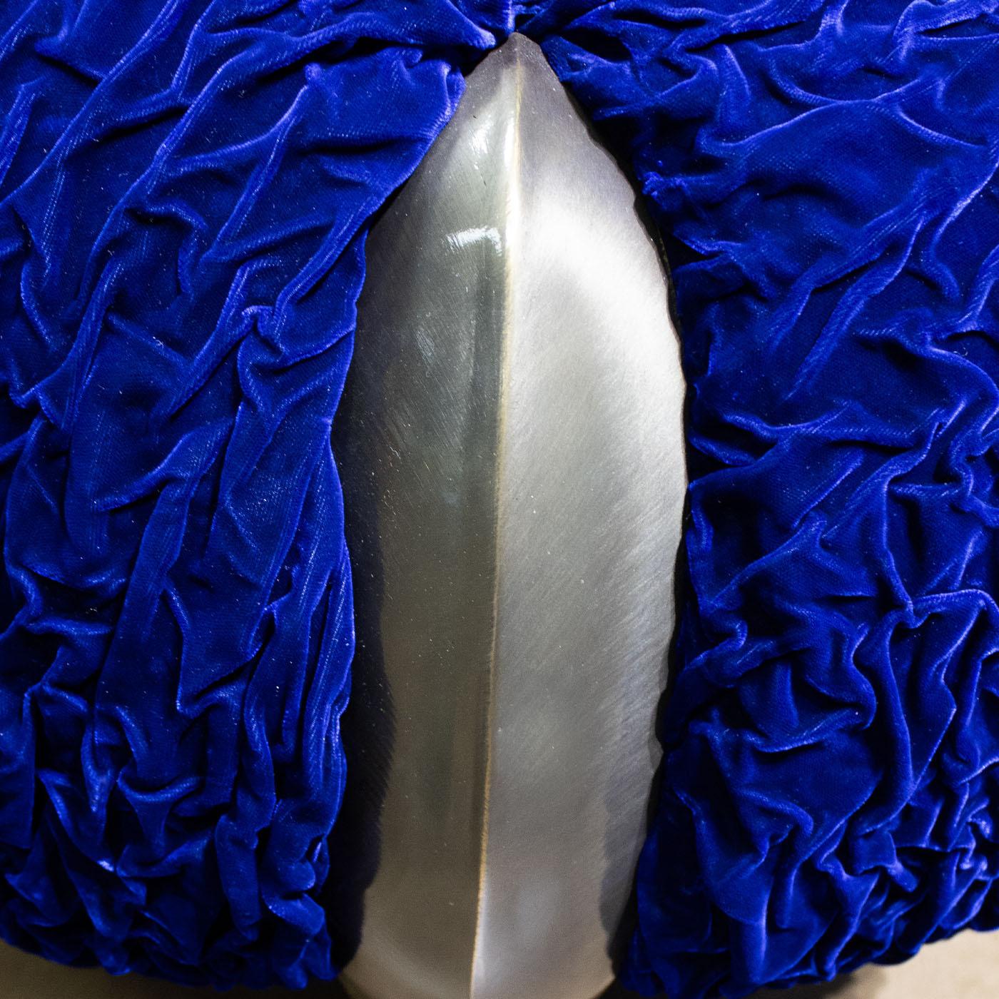 Bague Blue Velvet Pouf by Carlo Rampazzi In New Condition For Sale In Milan, IT