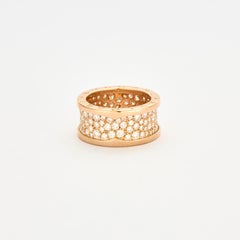 BULGARI - B.zero1 bague en or rose et diamants