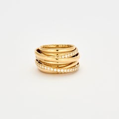 DE GRISGONO - Allegra ring yellow gold and diamonds