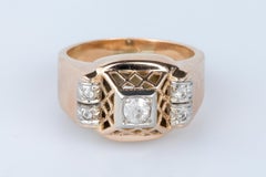 Bague en ou rose 18 carats