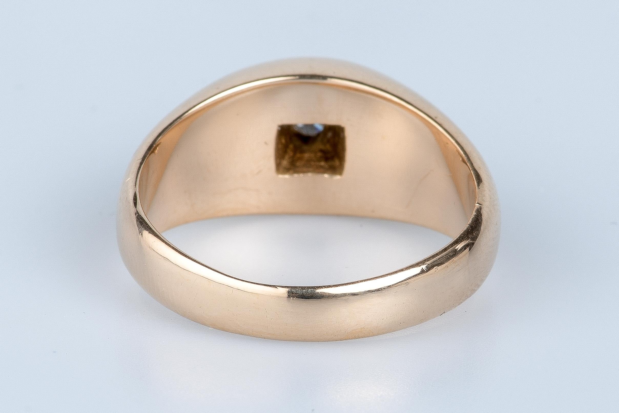 Bague en or rose 18 cts For Sale 2