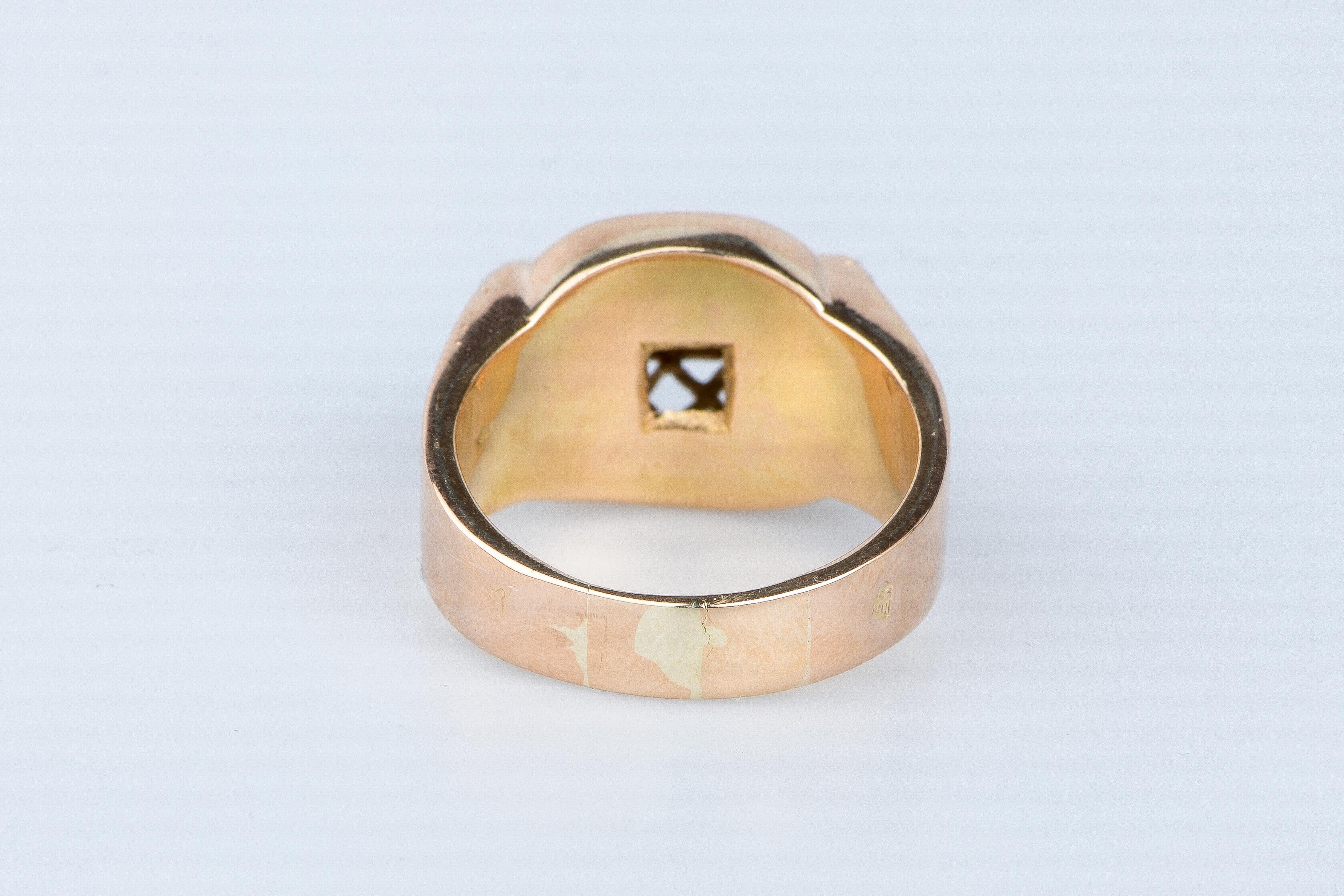 Bague en or rose 18 cts For Sale 3