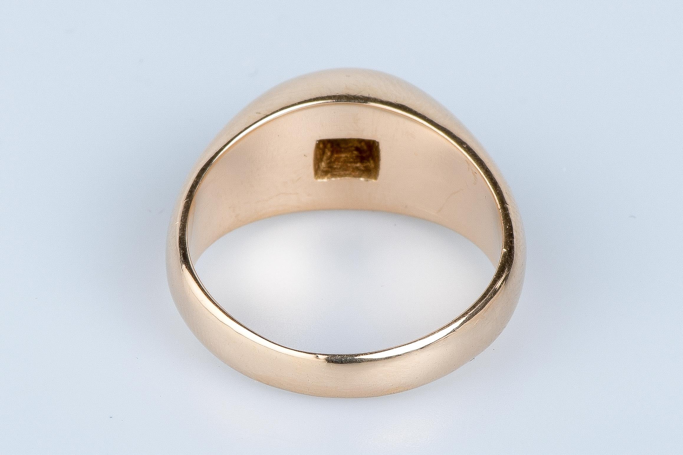 Bague en or rose 18 cts For Sale 4