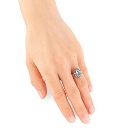 Bagues Pompadour en or et aigue-marine du début du 19ème siècle