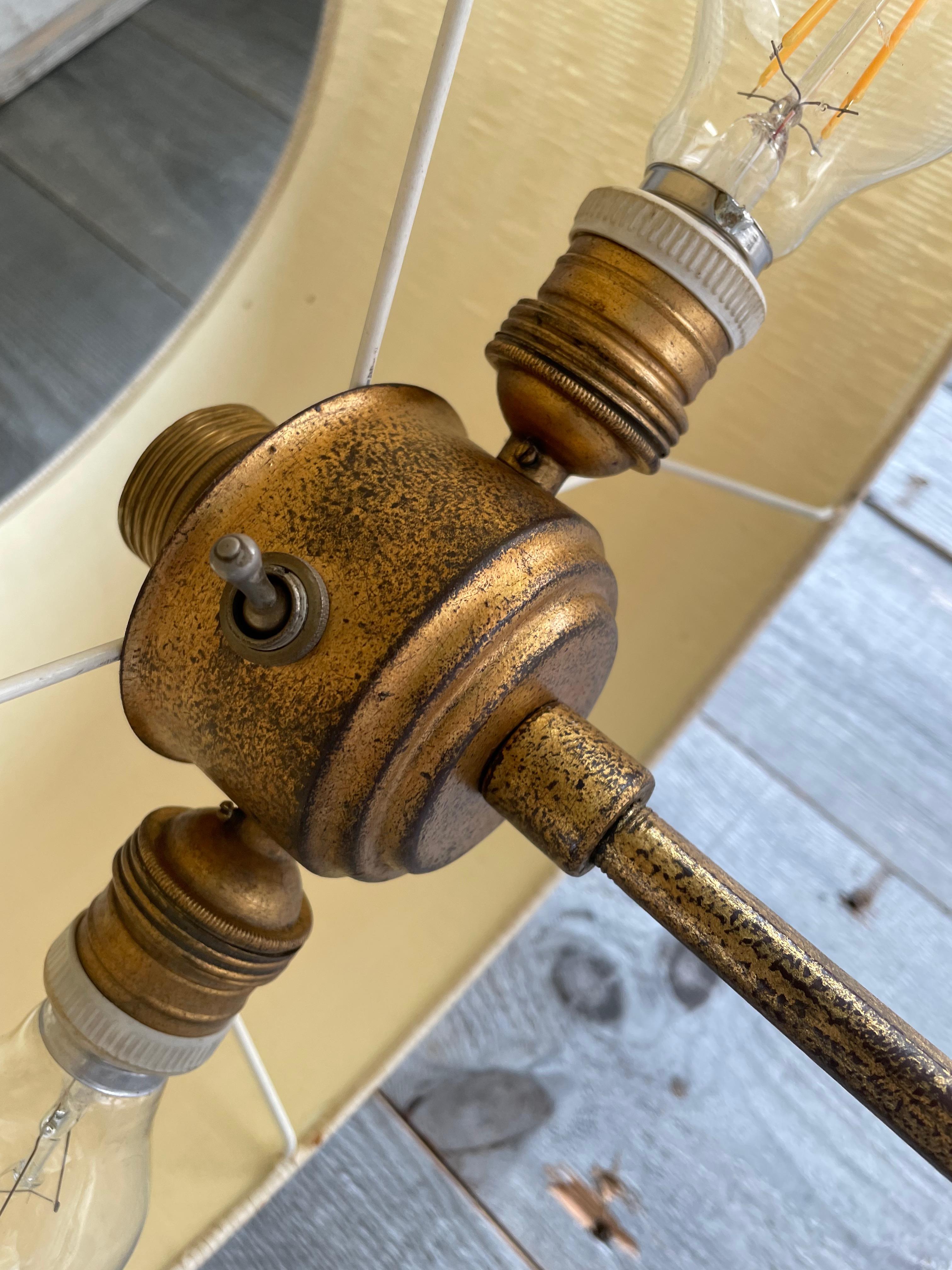Bagues Faux Bamboo Floor Lamp In Good Condition For Sale In Nivelles, BE