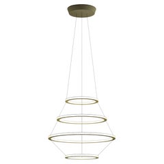 BAGUES Pendant 9133 aluminium + brass , design Fambuena Lab