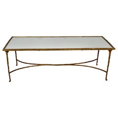 Bagues Style Cocktail Table in Cast Bronze