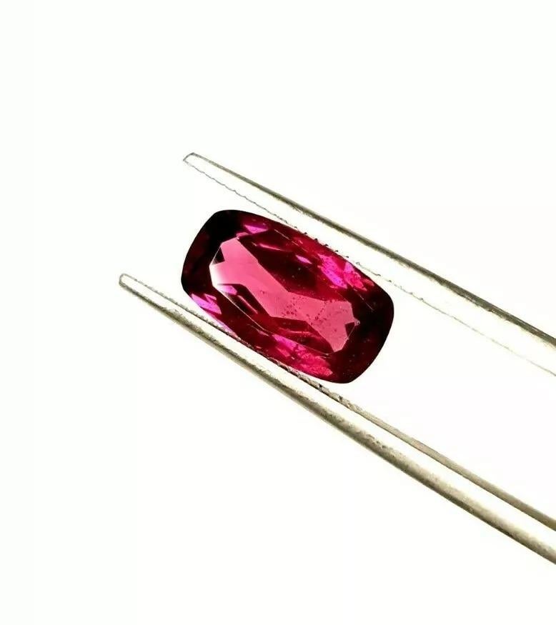 Purple Garnet Baguette Shape 2.90Cts Excellent Cut Certified Grape Garnet Stone
Light weight can be worn everyday

Additional information:
Condition: New without tags: A brand-new, unused, and unworn item (including handmade items) that is not in