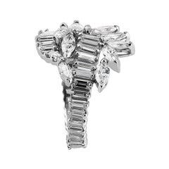 Baguette and Marquise Diamond Ring