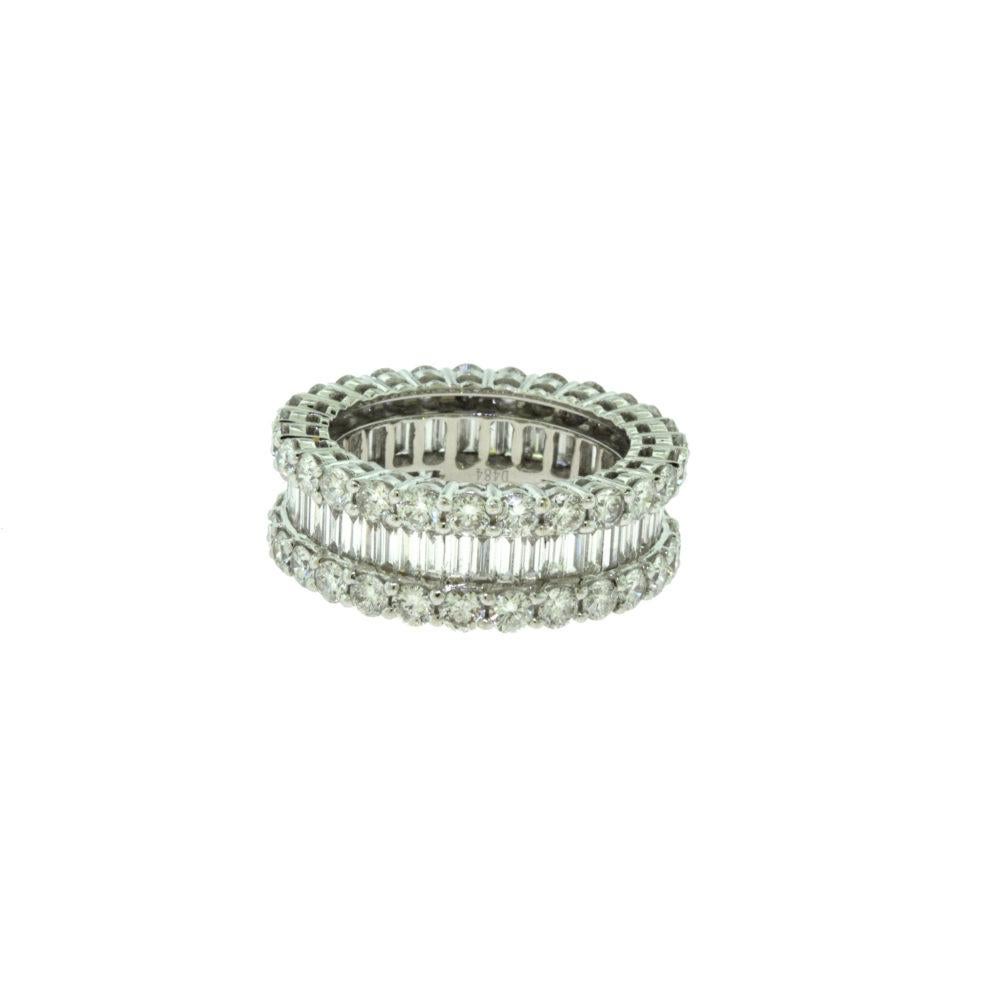 Brilliance Jewels, Miami
Questions? Call Us Anytime!
786,482,8100

Metal: White Gold

Metal Purity: 18k

Stones: Round-Cut Diamonds

                 Baguette-Cut Diamound

Diamond Color: F

Diamond Clarity: VVS

Total Carat Weight: 6 ct

Ring Size: