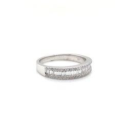 Baguette Cut Diamond Channel Band