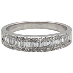 Baguette Cut Diamond Channel Band Baguette Cut Diamond Channel Band