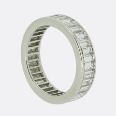 Baguette Cut Diamond Eternity Ring Size O (55)