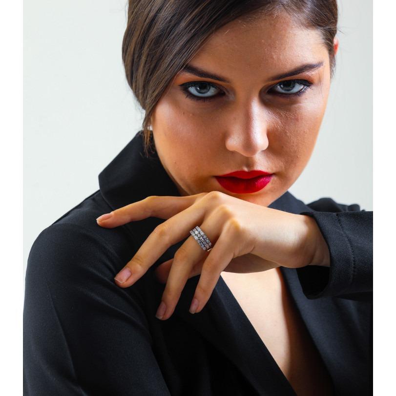 Hochzeitsring mit Baguette-Diamant 0,65 Karat im Zustand „Neu“ im Angebot in Fatih, 34