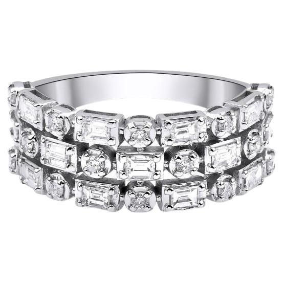 Baguette Diamond 0.65ct Wedding Band