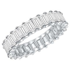 Eternity-Ring, Baguette-Diamant 14K Weißgold