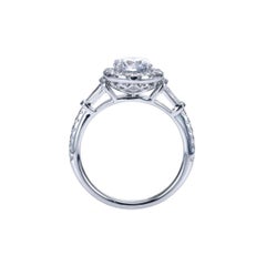 Baguette Diamond Engagement Mounting