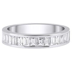 Bracelet demi-éternité en diamant baguette 1.25ct
