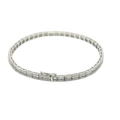 Baguette Diamond Tennis Bracelet
