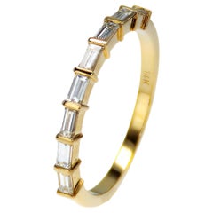 Baguette Diamonds Wedding Ring