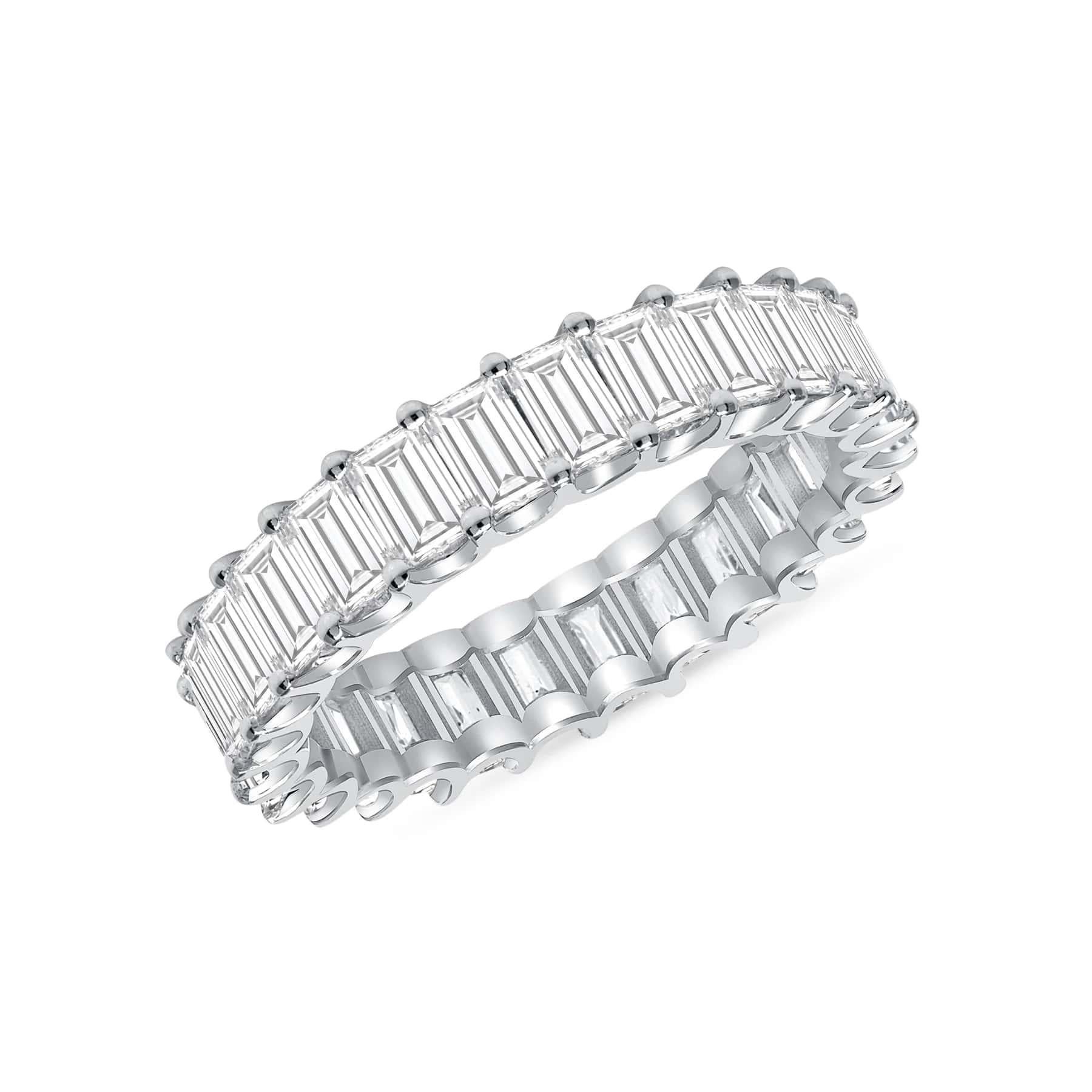 For Sale:  Maliyah's Baguette Eternity Band Ring 4