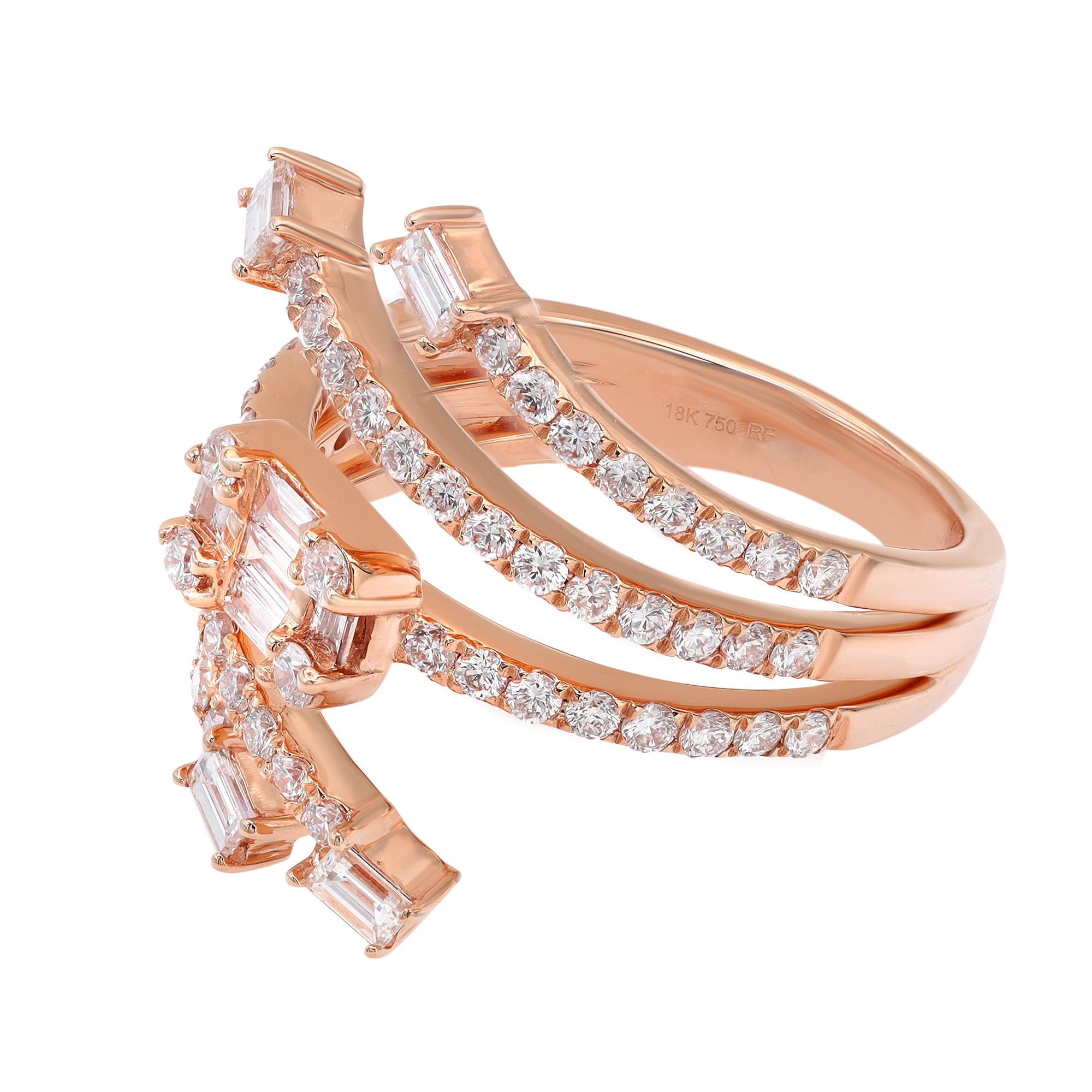 rose gold statement ring