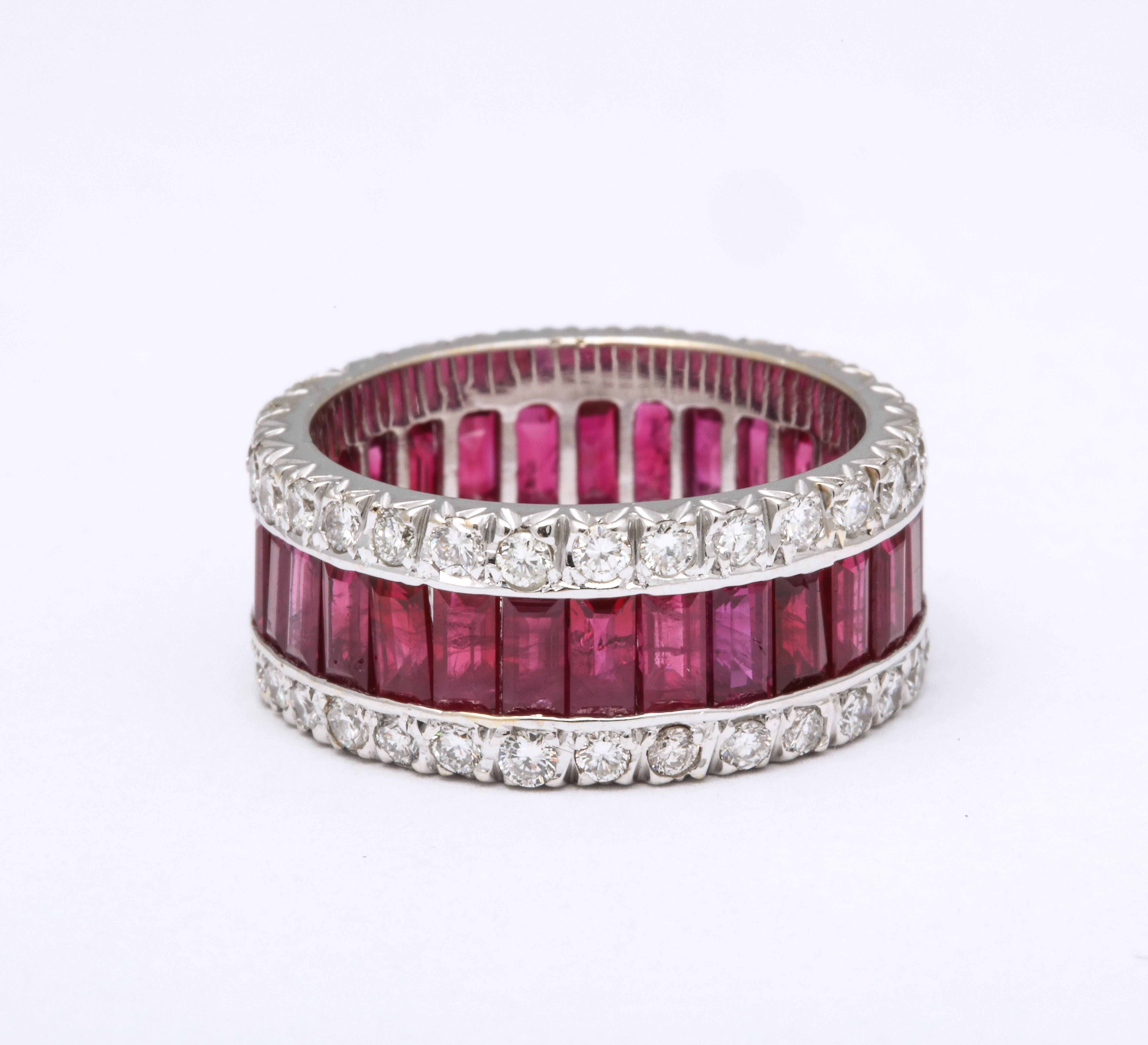 ruby baguette ring