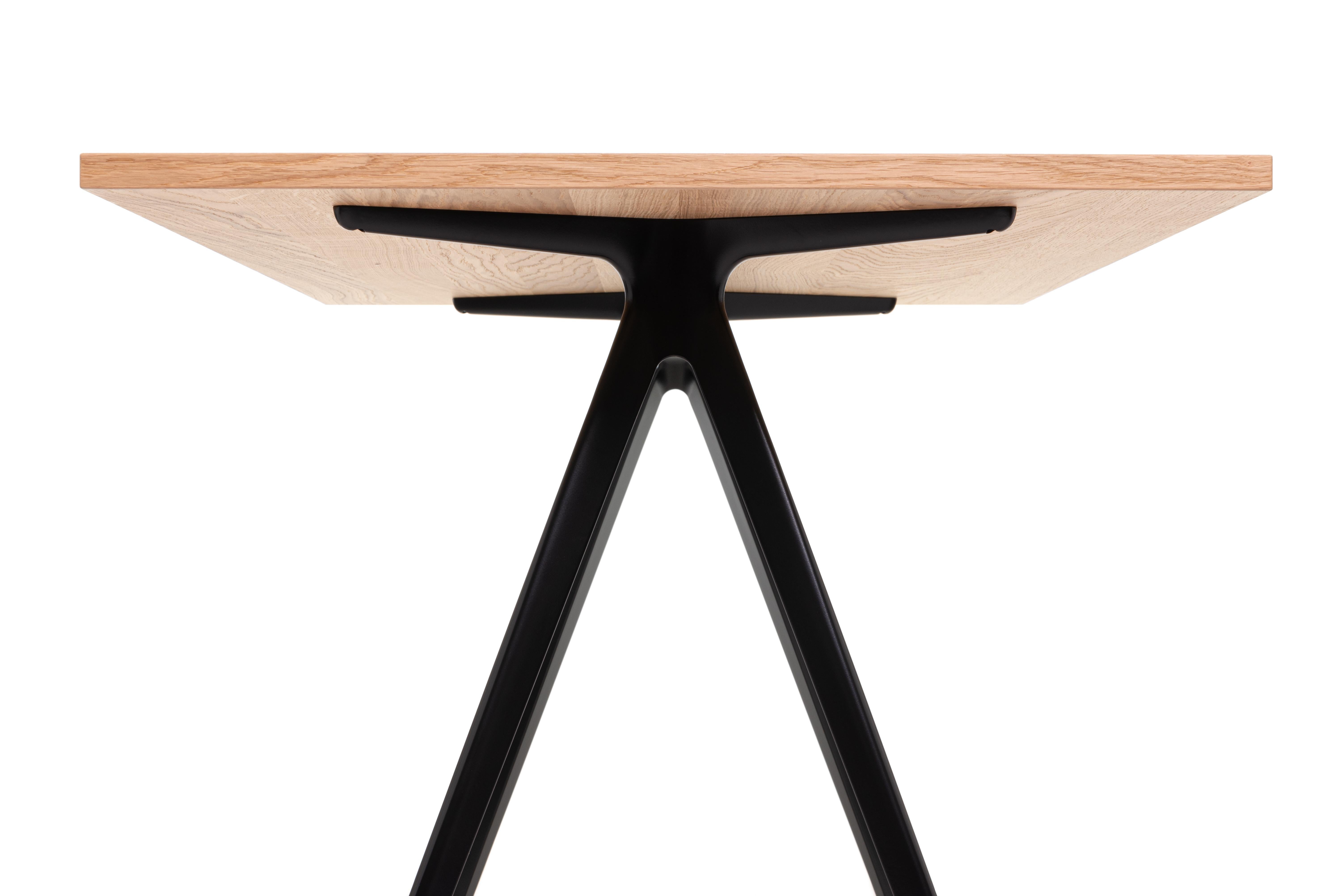 Baguette Table in Oak Top and White Frame by Ronan & Erwan Boroullec for MAGIS For Sale 11