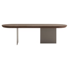Baguette Tall Rounded Canaletto Walnut Coffee Table