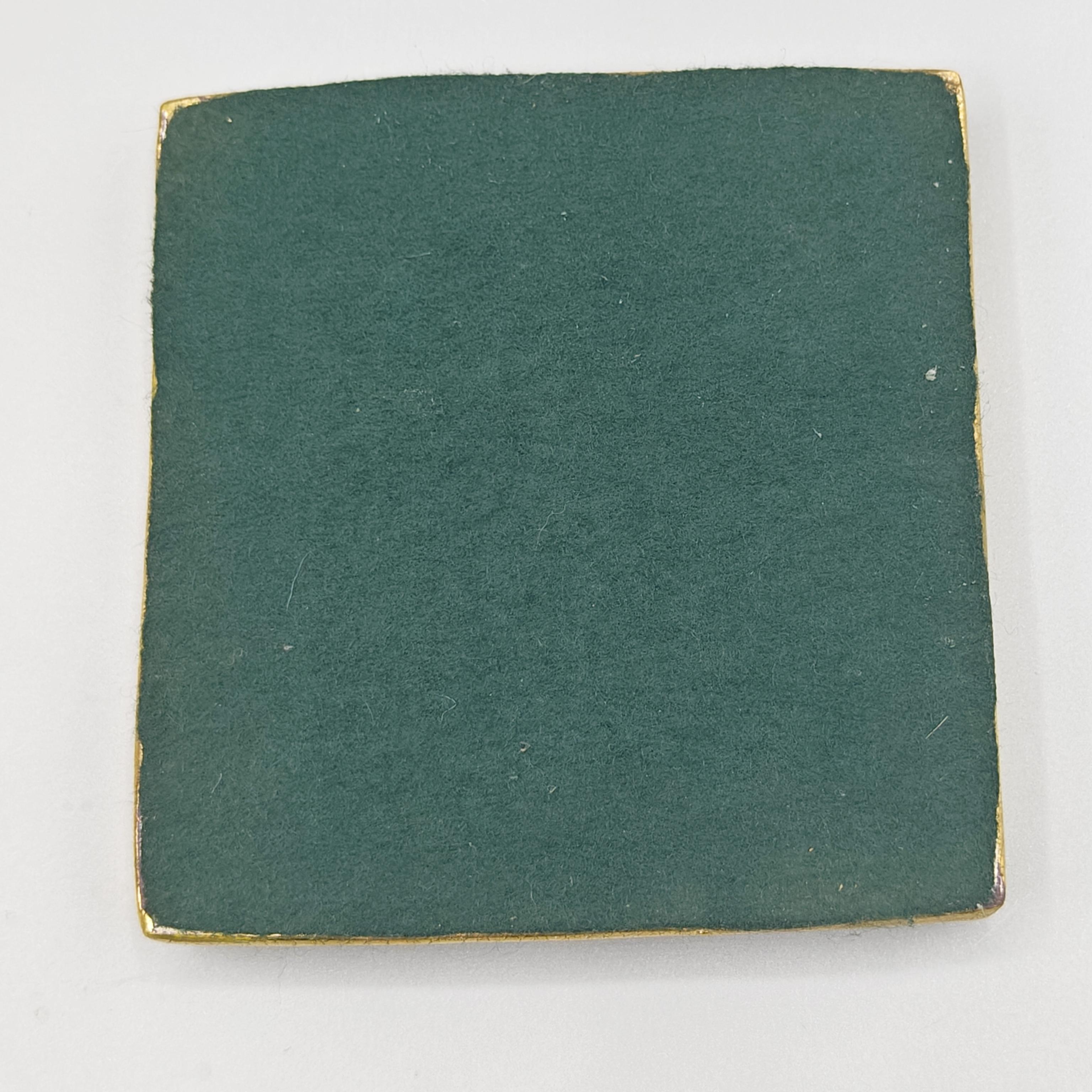 Baguier en céramique blanc craquelé et or craquelé de Mithé Espelt, circa 1963 2